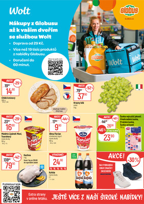 Akční leták Globus 29.10. - 4.11.2025 - Globus České Budějovice
