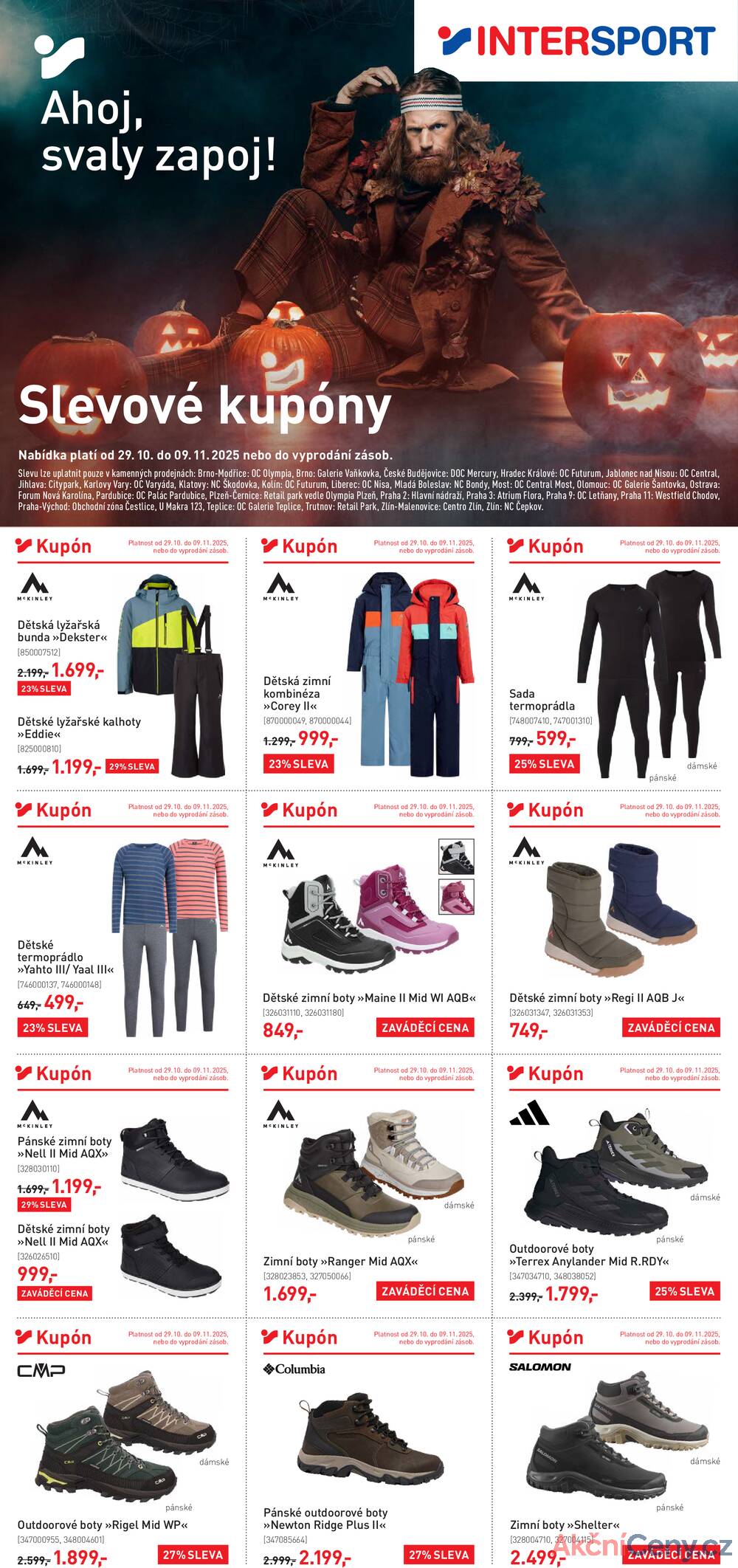 Leták Intersport
platný do 9.11.2025 - strana 1