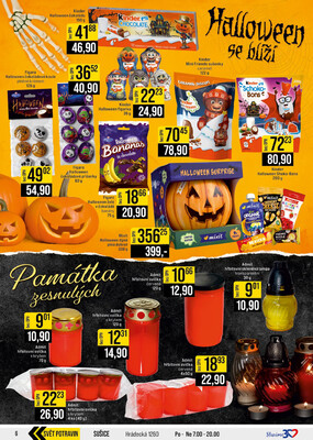 JIP Cash & Carry Brno, Praha, Ostrava, Jilemnice, Pardubice, Ostrava, Karlovy Vary, Olomouc a Zlín od 29.10. do 4.11.2025