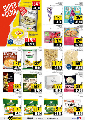 JIP Cash & Carry Brno, Praha, Ostrava, Jilemnice, Pardubice, Ostrava, Karlovy Vary, Olomouc a Zlín od 29.10. do 4.11.2025