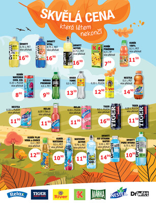 BENE Nápoje od 1.11. do 30.11.2025