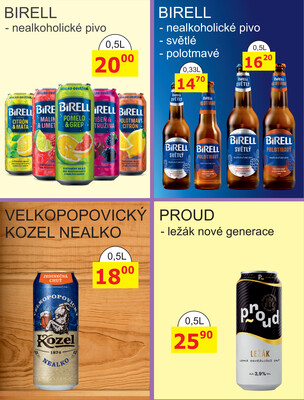 BENE Nápoje od 1.11. do 30.11.2025