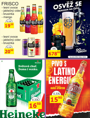 BENE Nápoje od 1.11. do 30.11.2025