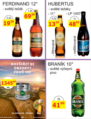 BENE Nápoje od 1.11. do 30.11.2025