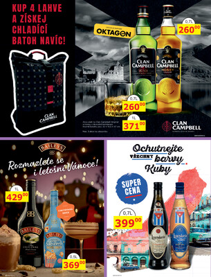 BENE Nápoje od 1.11. do 30.11.2025