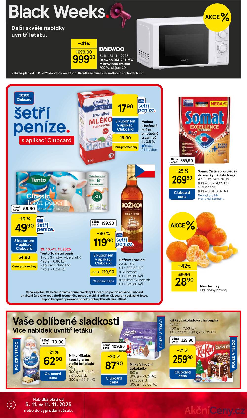 Leták Tesco
platný do 11.11.2025 - strana 2