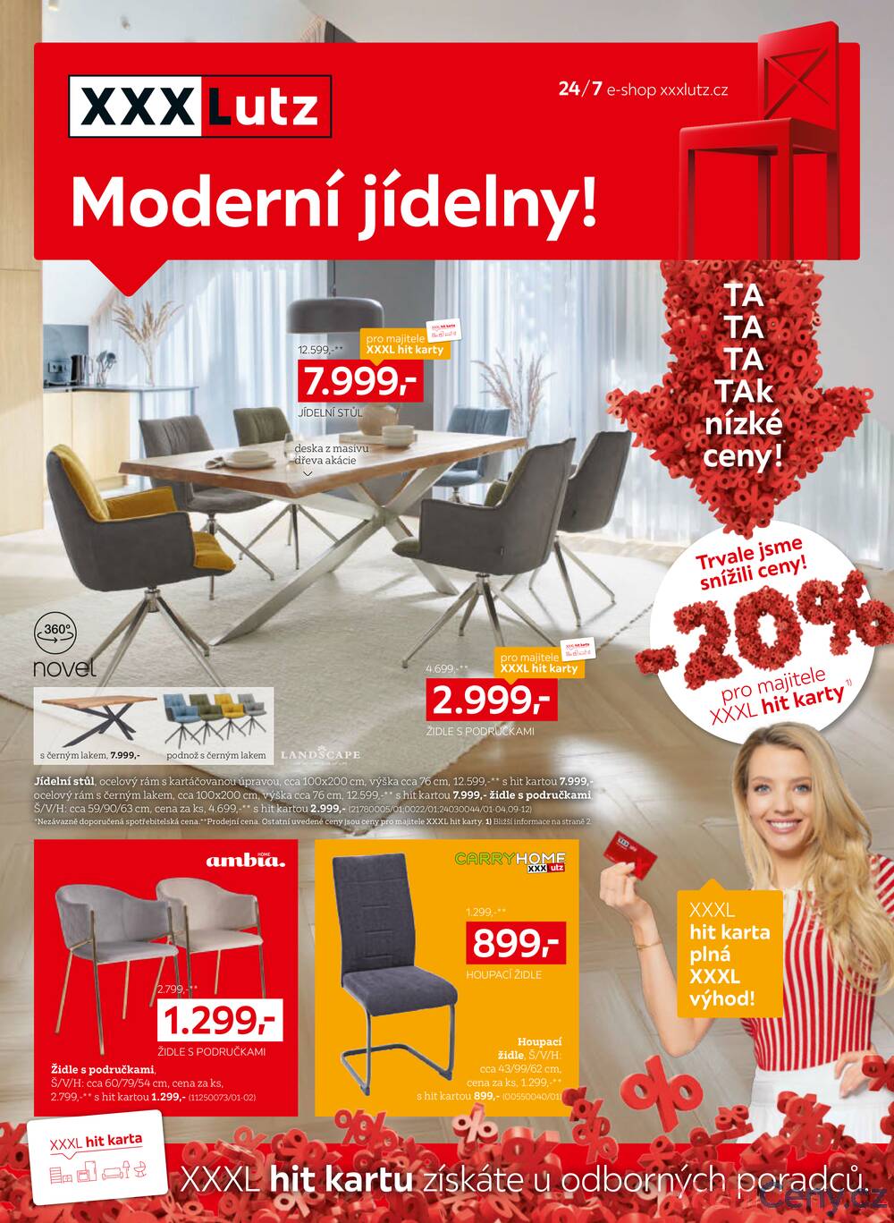 Leták XXXLutz - XXXLutz Moderní jídelny! 3.11. - 30.11. - strana 1