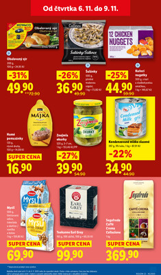 Lidl Čtvrtek od 6.11. do 9.11.2025