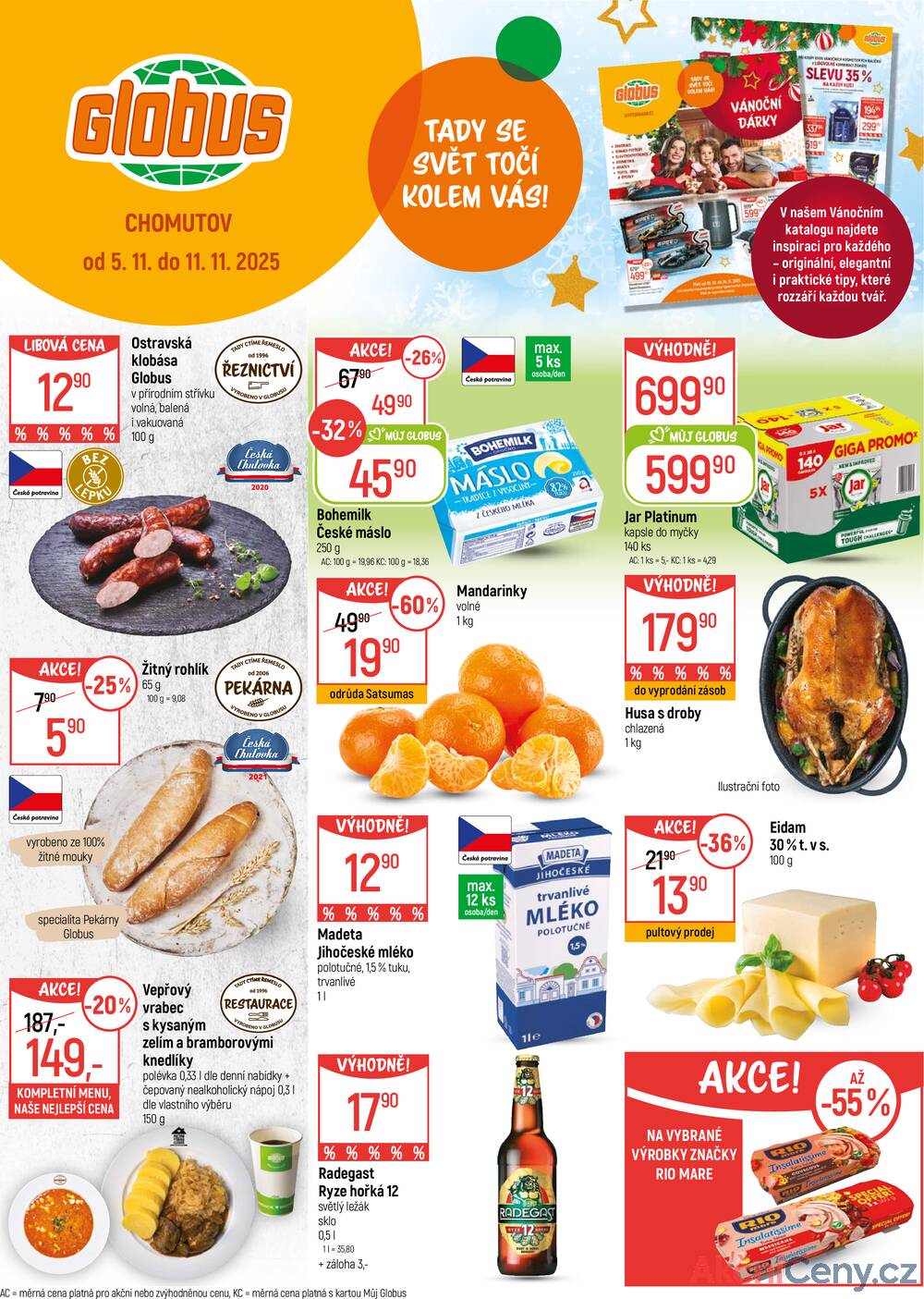 Leták Globus
platný do 11.11.2025 - strana 1