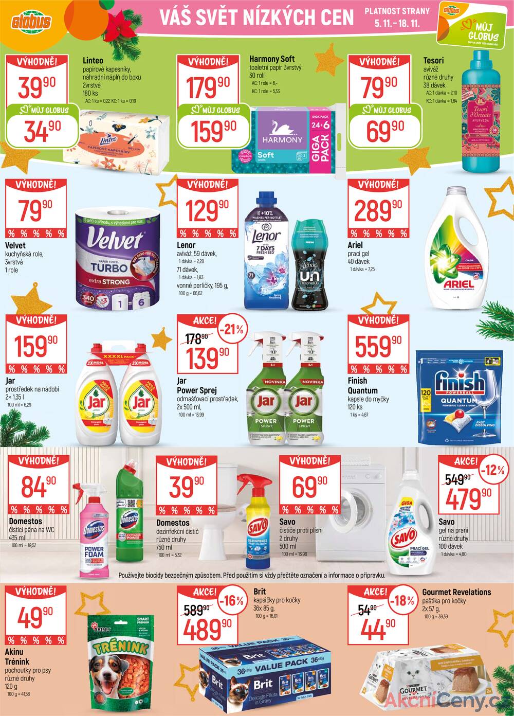 Leták Globus - Akční leták Globus 5.11. - 11.11.2025 - Globus Pardubice - strana 34