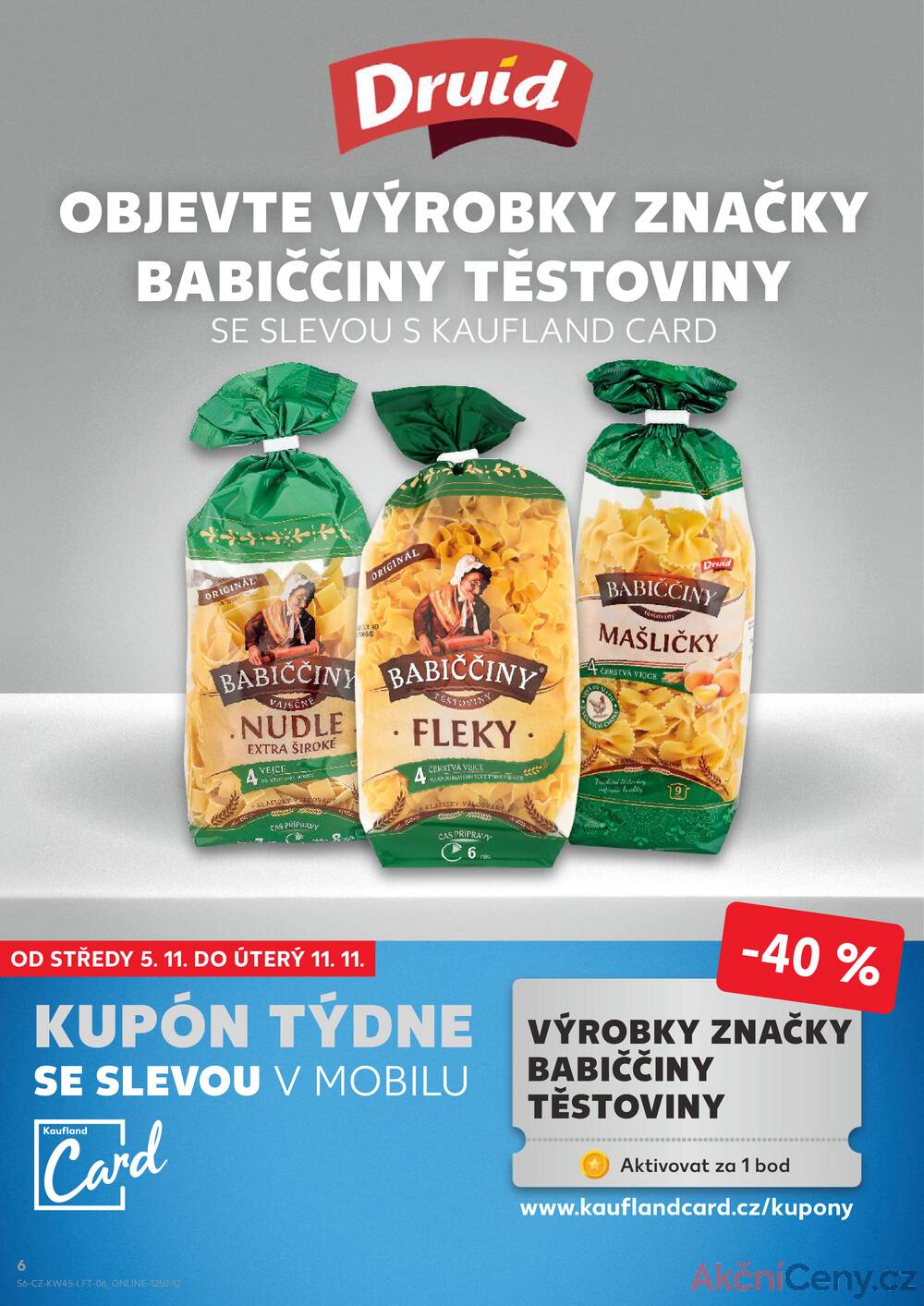 Leták Kaufland - Kaufland 5.11. - 11.11. - Kaufland - Třeboň - strana 6