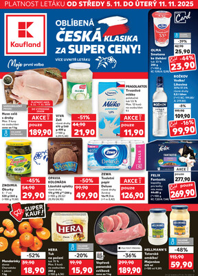 Leták Kaufland 5.11. - 11.11. - Kaufland - Hradec Králové