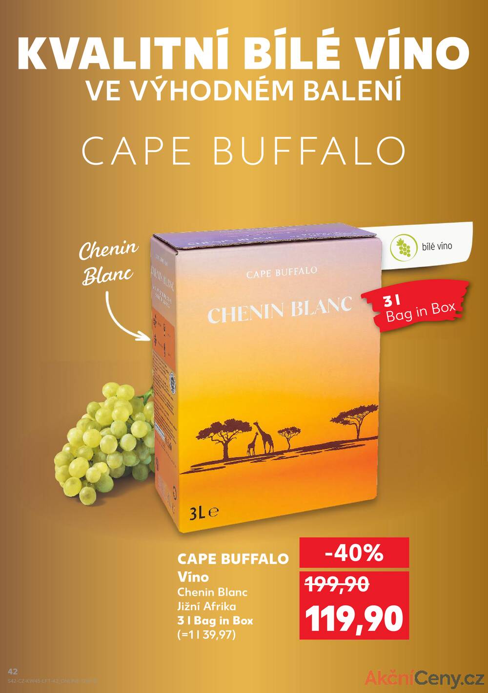 Leták Kaufland - Kaufland 5.11. - 11.11. - Kaufland - Liberec (Dr. M. Horákové) - strana 42