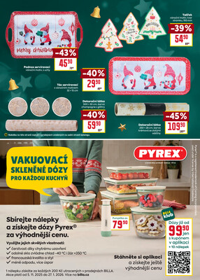 Billa katalog Vánoce II. od 12.11. do 2.12.2025