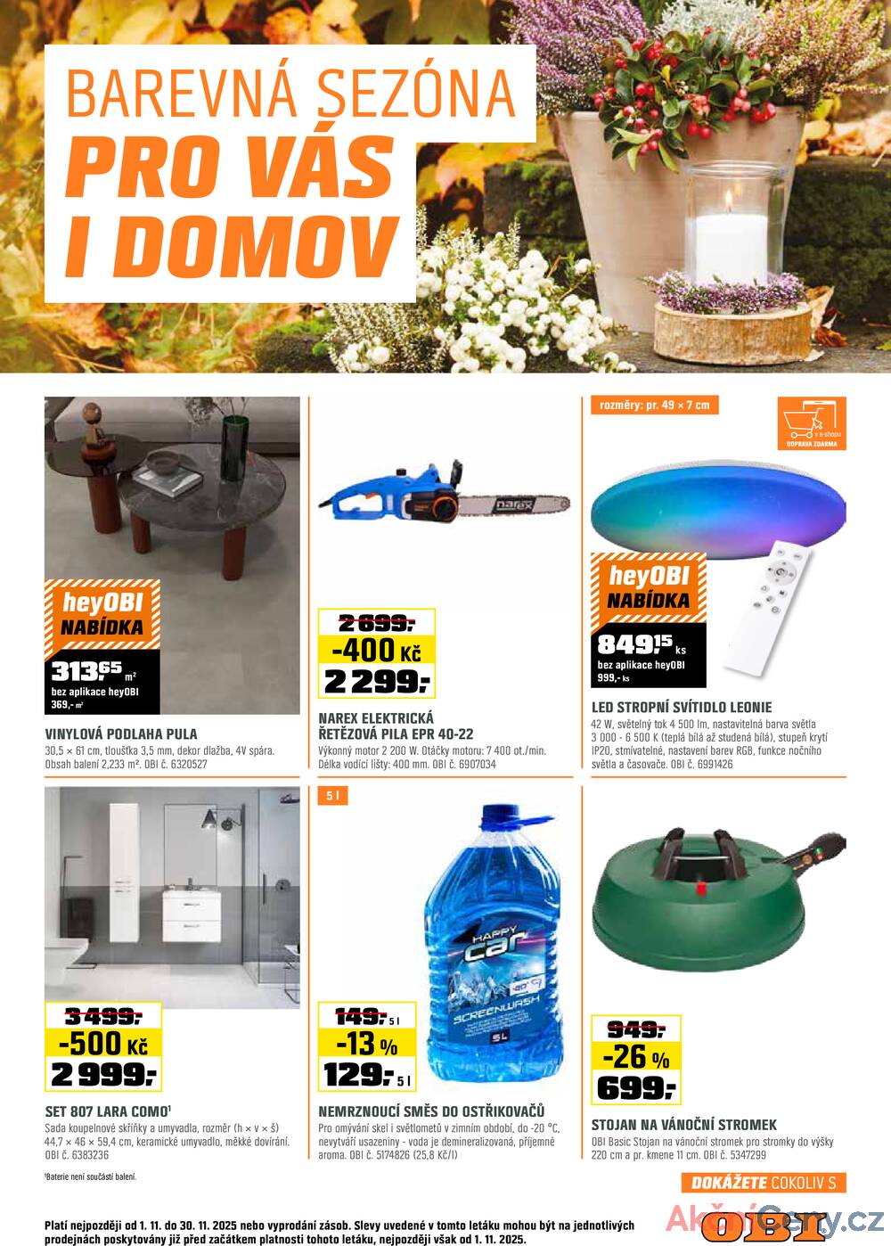 Leták OBI
platný do 30.11.2025 - strana 1