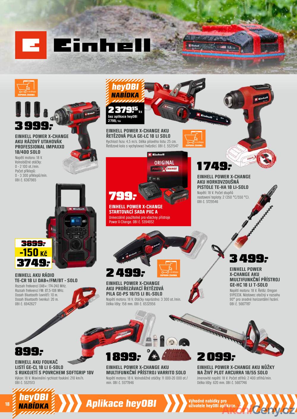 Leták OBI
platný do 30.11.2025 - strana 18