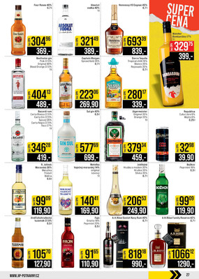 JIP Cash & Carry Brno, Praha, Ostrava, Jilemnice, Pardubice, Ostrava, Karlovy Vary, Olomouc a Zlín od 5.11. do 11.11.2025