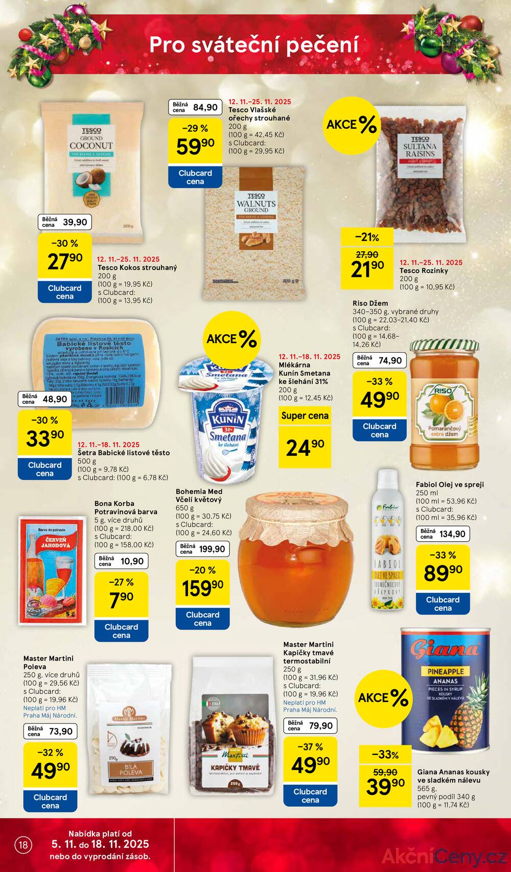 Leták Tesco - Tesco malé hypermarkety od 12.11. do 18.11.2025 - strana 18 Leták Tesco - Tesco malé hypermarkety od 12.11. do 18.11.2025 - strana 18