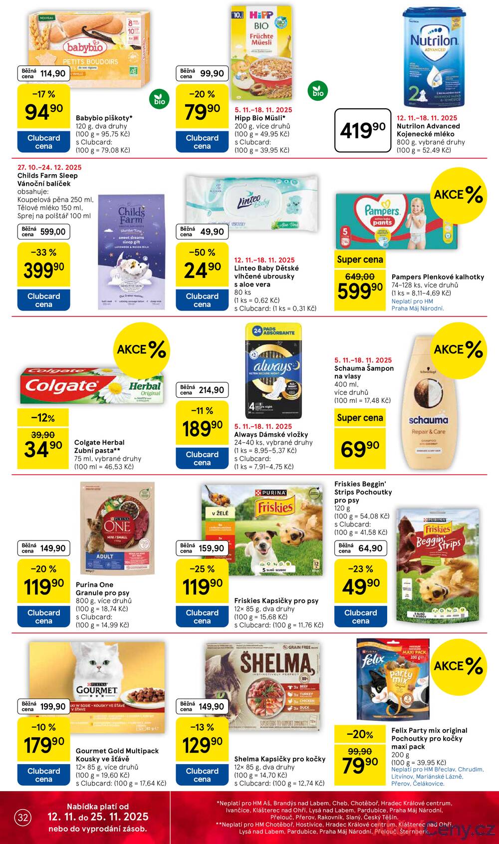 Leták Tesco - Tesco malé hypermarkety od 12.11. do 18.11.2025 - strana 32