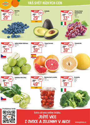Akční leták Globus 12.11. - 18.11.2025 - Globus Praha - Centrum Černý Most