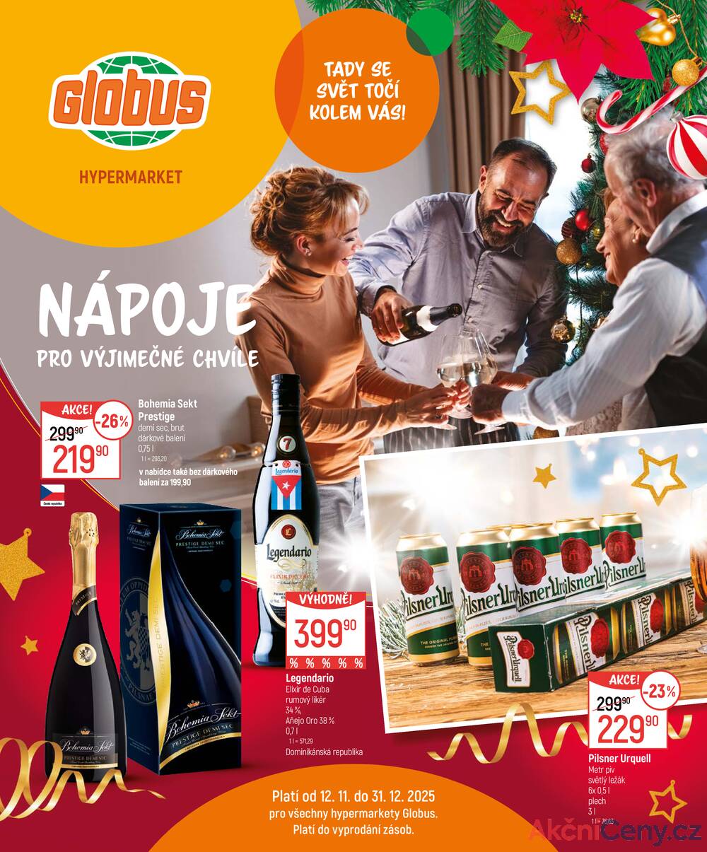 Leták Globus - Akční leták Globus 12.11. - 31.12.2025 - Globus Pardubice - strana 1 Leták Globus - Akční leták Globus 12.11. - 31.12.2025 - Globus Pardubice - strana 1