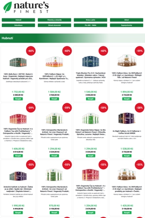 leták Nature's Finest