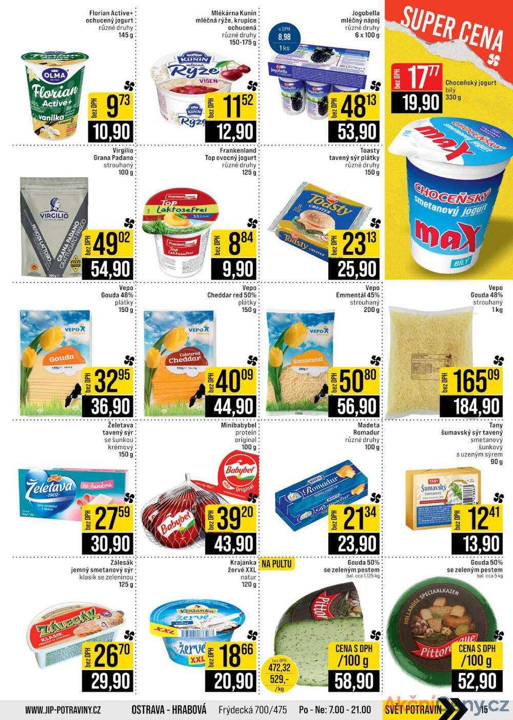 Leták JIP - JIP Cash & Carry Brno, Praha, Ostrava, Jilemnice, Pardubice, Ostrava, Karlovy Vary, Olomouc a Zlín od 12.11. do 18.11.2025 - strana 15