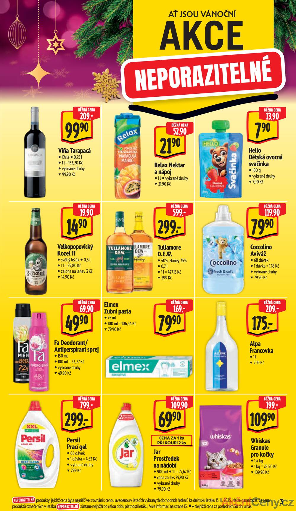 Leták Albert - Albert Supermarket od 19.11. do 25.11.2025 - strana 3 Leták Albert - Albert Supermarket od 19.11. do 25.11.2025 - strana 3