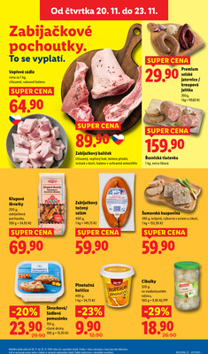 Lidl Čtvrtek od 20.11. do 23.11.2025