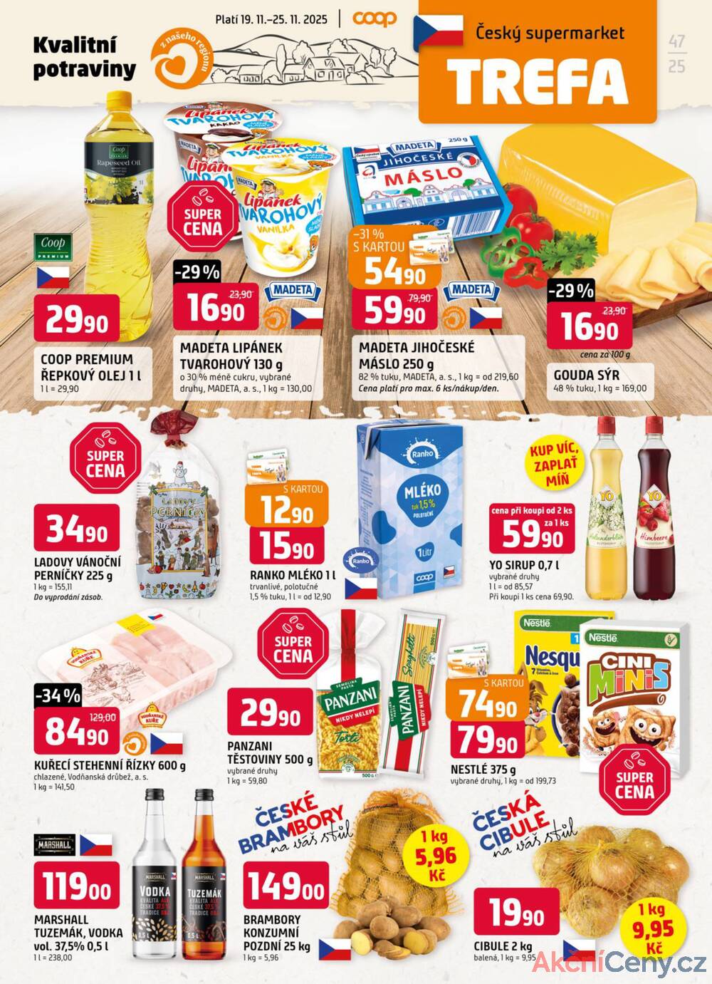 Leták Trefa - Trefa od 19.11. do 25.11.2025 - strana 1 Leták Trefa - Trefa od 19.11. do 25.11.2025 - strana 1