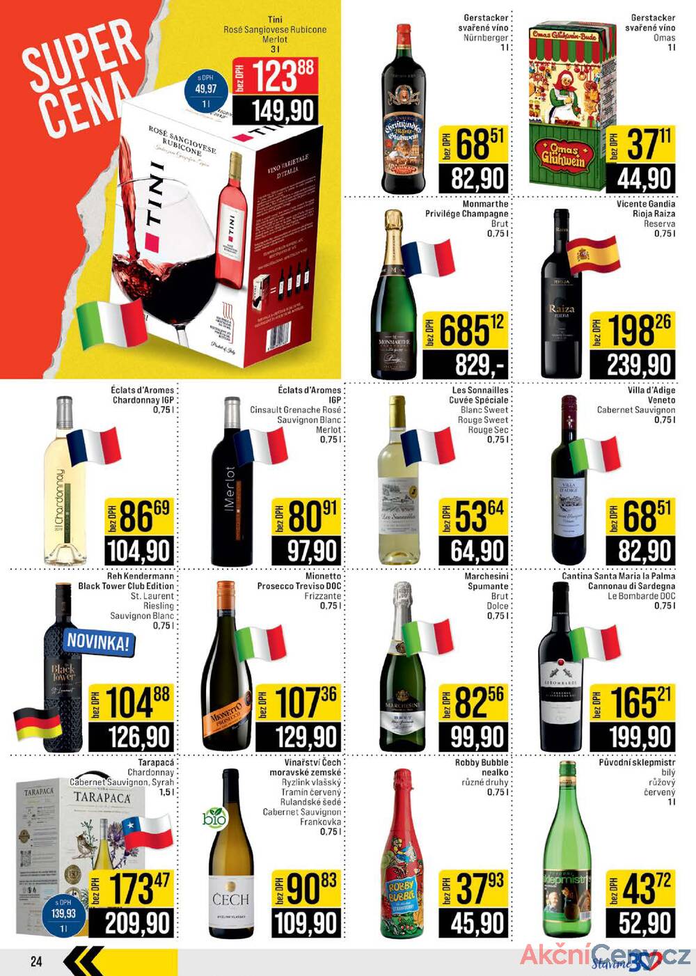 Leták JIP - JIP Cash & Carry Brno, Praha, Ostrava, Jilemnice, Pardubice, Ostrava, Karlovy Vary, Olomouc a Zlín od 19.11. do 25.11.2025 - strana 24