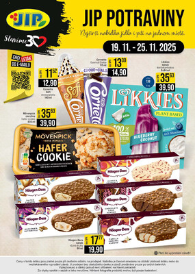 JIP Cash & Carry České Budějovice, Most, Náchod, Polička, Sušice a Svoboda nad Úpou od 19.11. do 25.11.2025