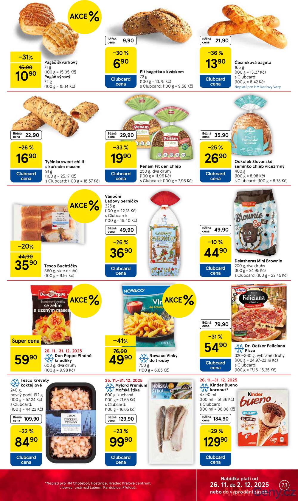 Leták Tesco - Tesco malé hypermarkety od 26.11. do 2.12.2025 - strana 23