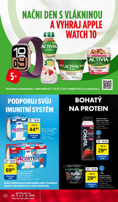 Tesco malé hypermarkety od 26.11. do 2.12.2025