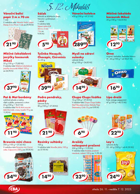 CBA potraviny od 26.11. do 7.12.2025