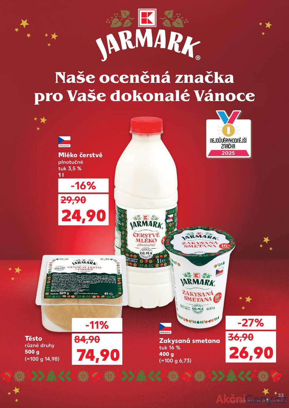 Leták Kaufland - Kaufland 26.11. - 2.12. - Kaufland - Rokycany - strana 33