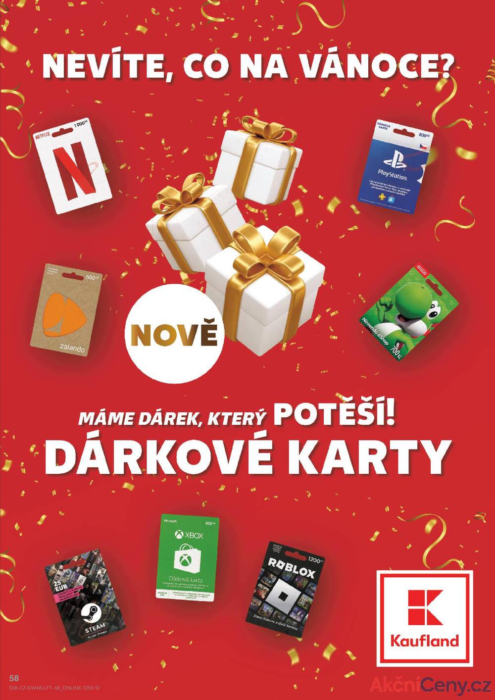 Leták Kaufland - Kaufland 26.11. - 2.12. - Kaufland - Strakonice - strana 58