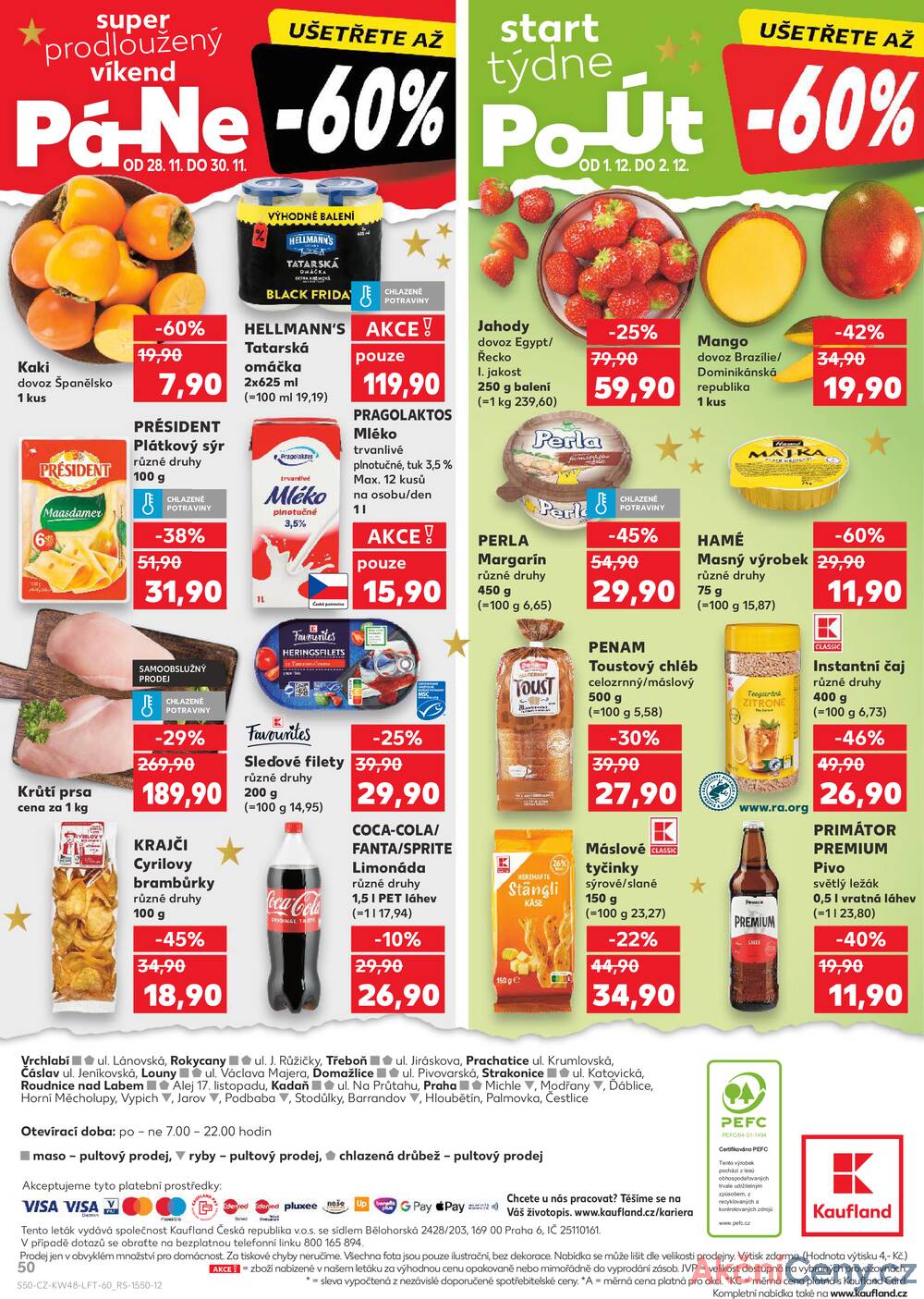 Leták Kaufland - Kaufland 26.11. - 2.12. - Kaufland - Čáslav - strana 50 Leták Kaufland - Kaufland 26.11. - 2.12. - Kaufland - Čáslav - strana 50