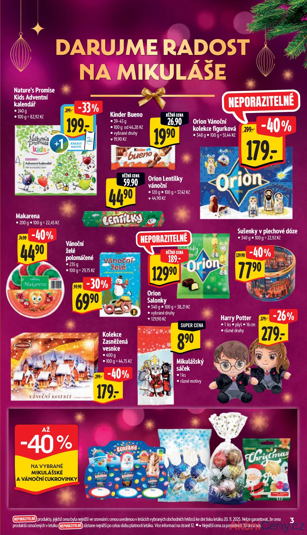 Leták Albert - Albert Supermarket od 26.11. do 2.12.2025 - strana 3