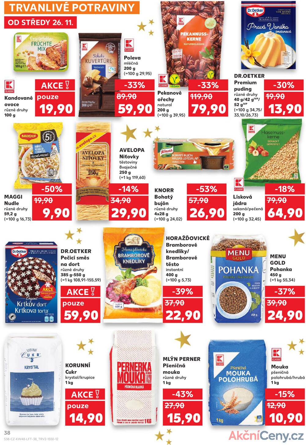 Leták Kaufland - Kaufland 26.11. - 2.12. - Kaufland Moravská Třebová - strana 38