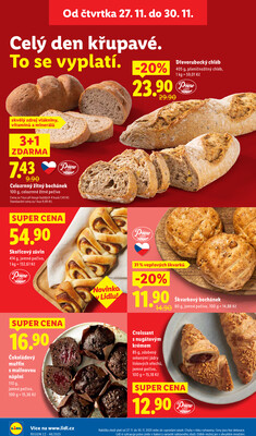 Lidl Čtvrtek od 27.11. do 30.11.2025