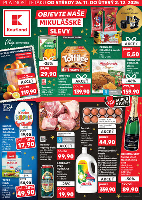 Leták Kaufland 26.11. - 2.12. - Kaufland - Ostrava - Moravská Ostrava