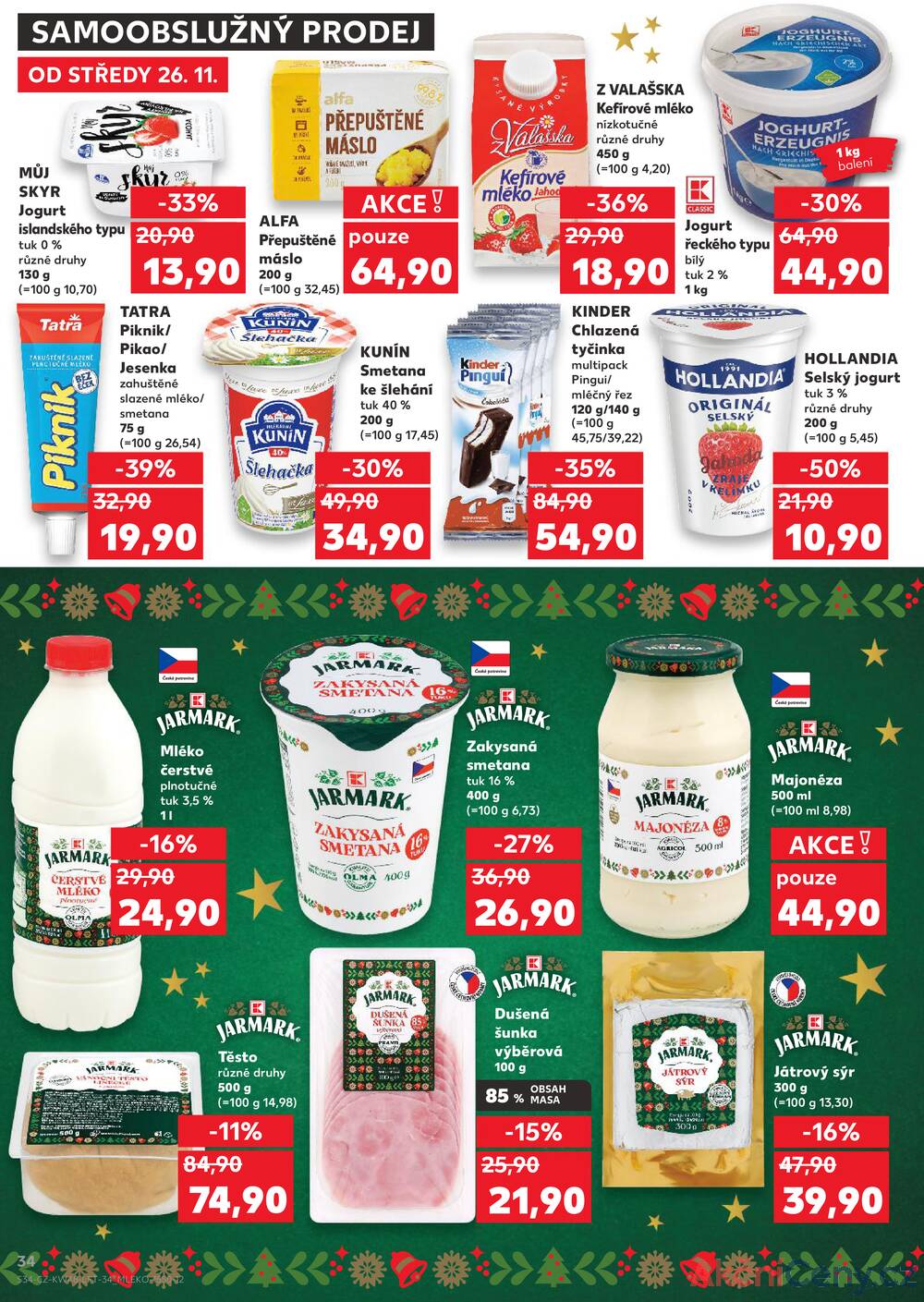 Leták Kaufland - Kaufland 26.11. - 2.12. - Kaufland - Praha 8 (Malý Klín) - strana 34