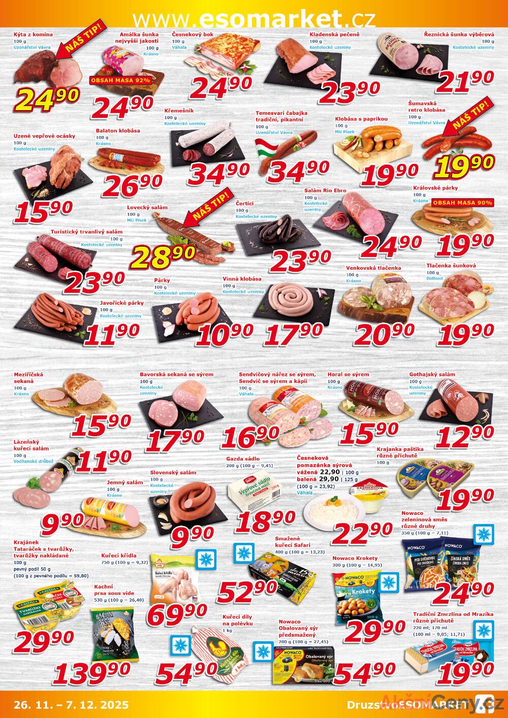 Leták ESO market
		  platný do 7.12.2025 - strana 2