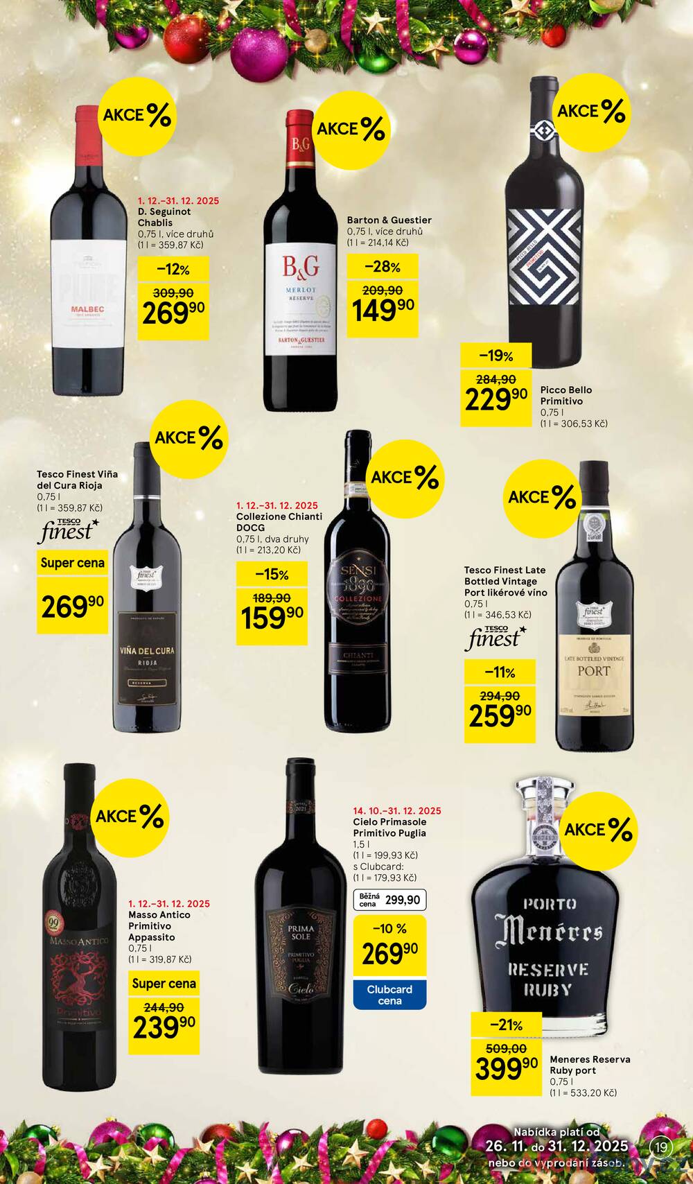Leták Tesco - Tesco malé hypermarkety Delikatesy od 1.12. do 31.12.2025 - strana 19