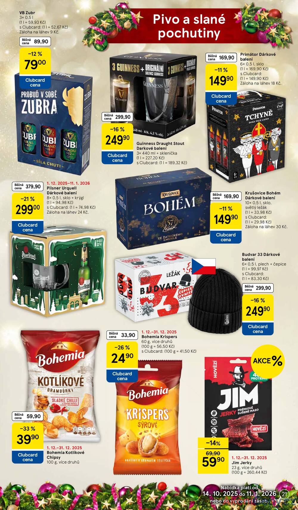 Leták Tesco - Tesco malé hypermarkety Delikatesy od 1.12. do 31.12.2025 - strana 21