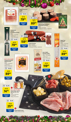 Tesco malé hypermarkety Delikatesy od 1.12. do 31.12.2025