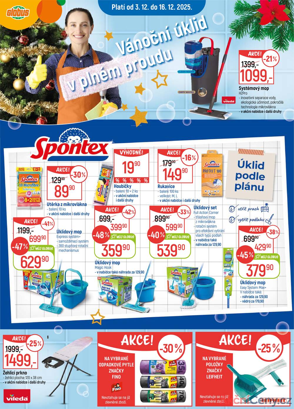 Leták Globus - Akční leták Globus 3.12. - 16.12.2025 - Globus Ostrava - strana 1
