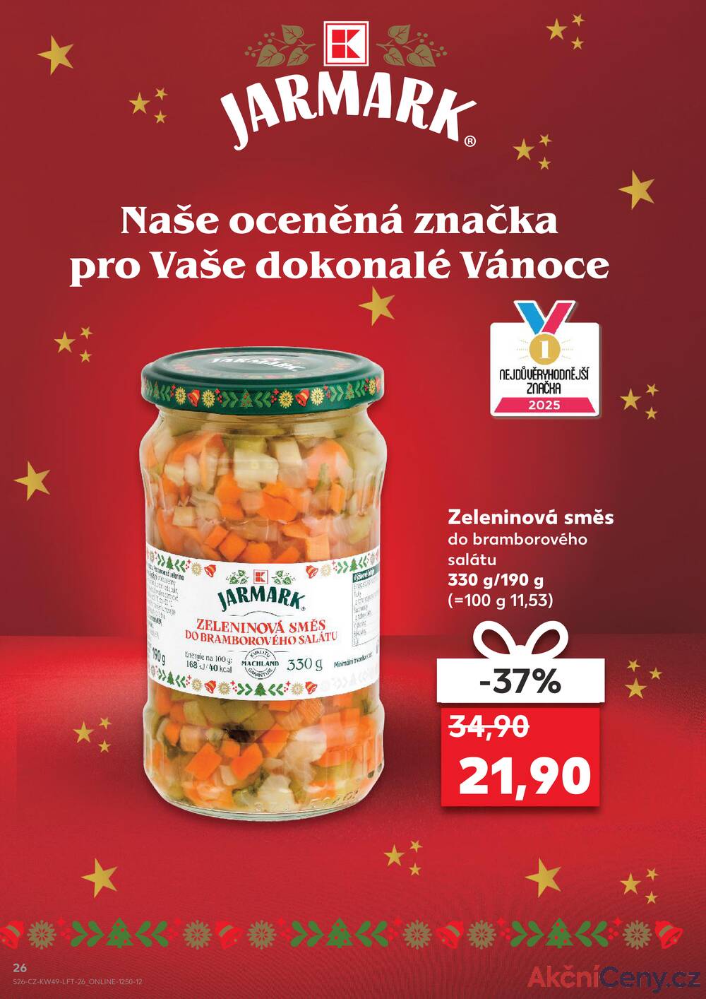 Leták Kaufland - Kaufland 3.12. - 9.12. - Kaufland - Havlíčkův Brod - strana 26