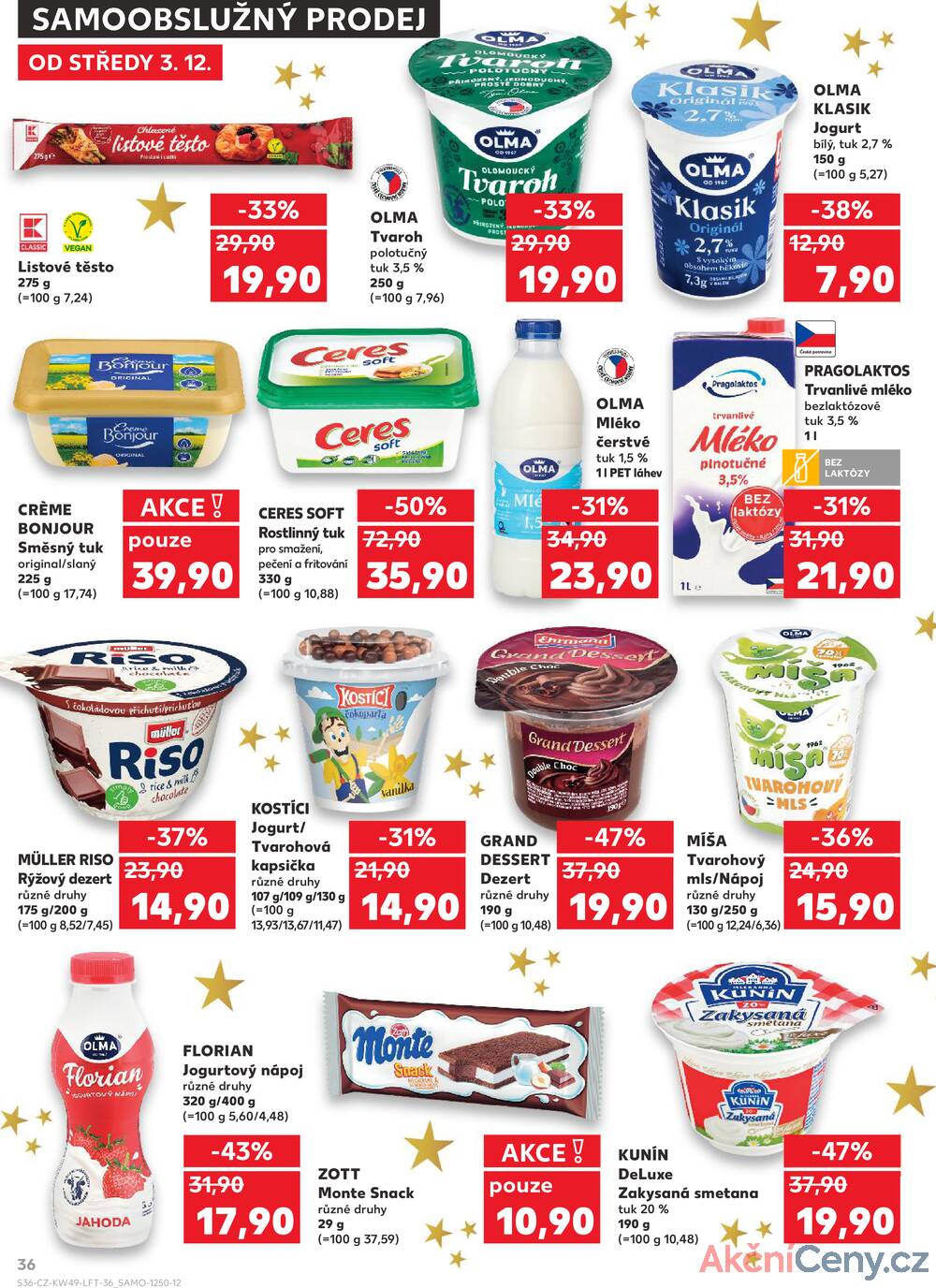 Leták Kaufland - Kaufland 3.12. - 9.12. - Kaufland - Havlíčkův Brod - strana 36